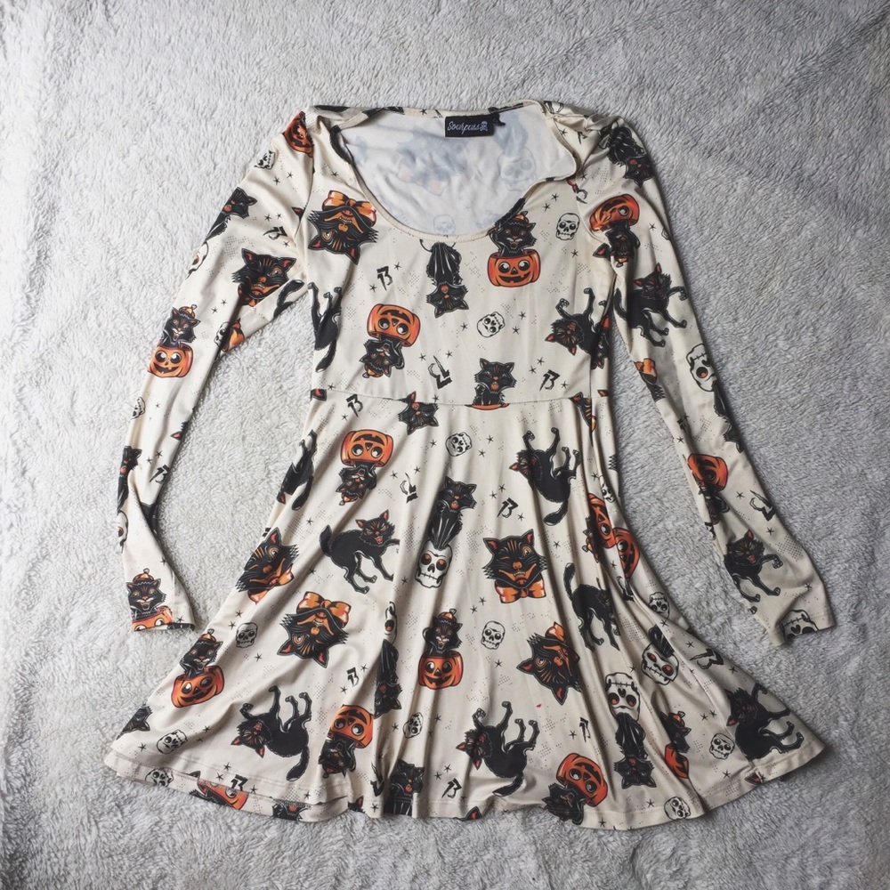 Sourpuss Dress Halloween Print